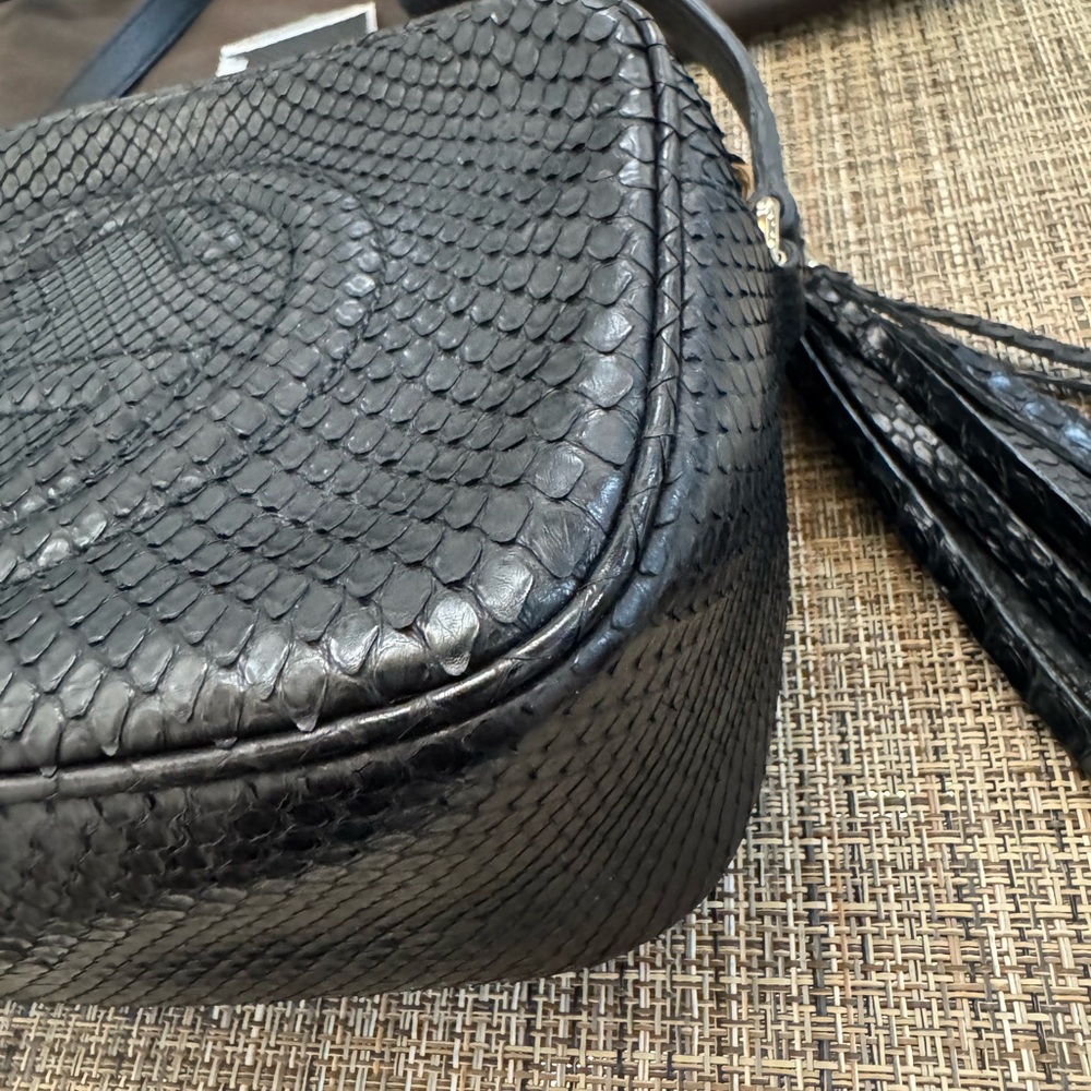 Gucci Python Soho Disco Bag - image 6